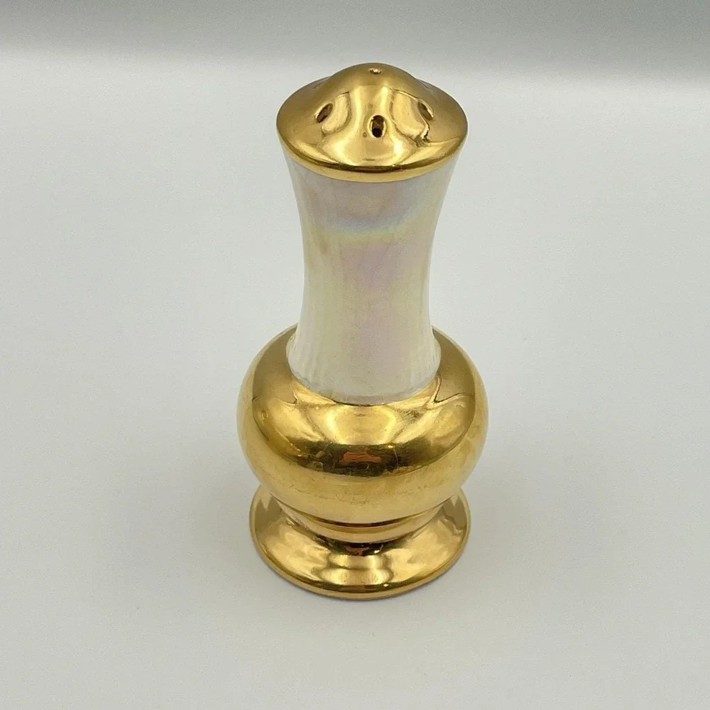 Vintage 1950s Lefton Lusterware Gold Salt And‎ Pepper Shaker Single Replacement